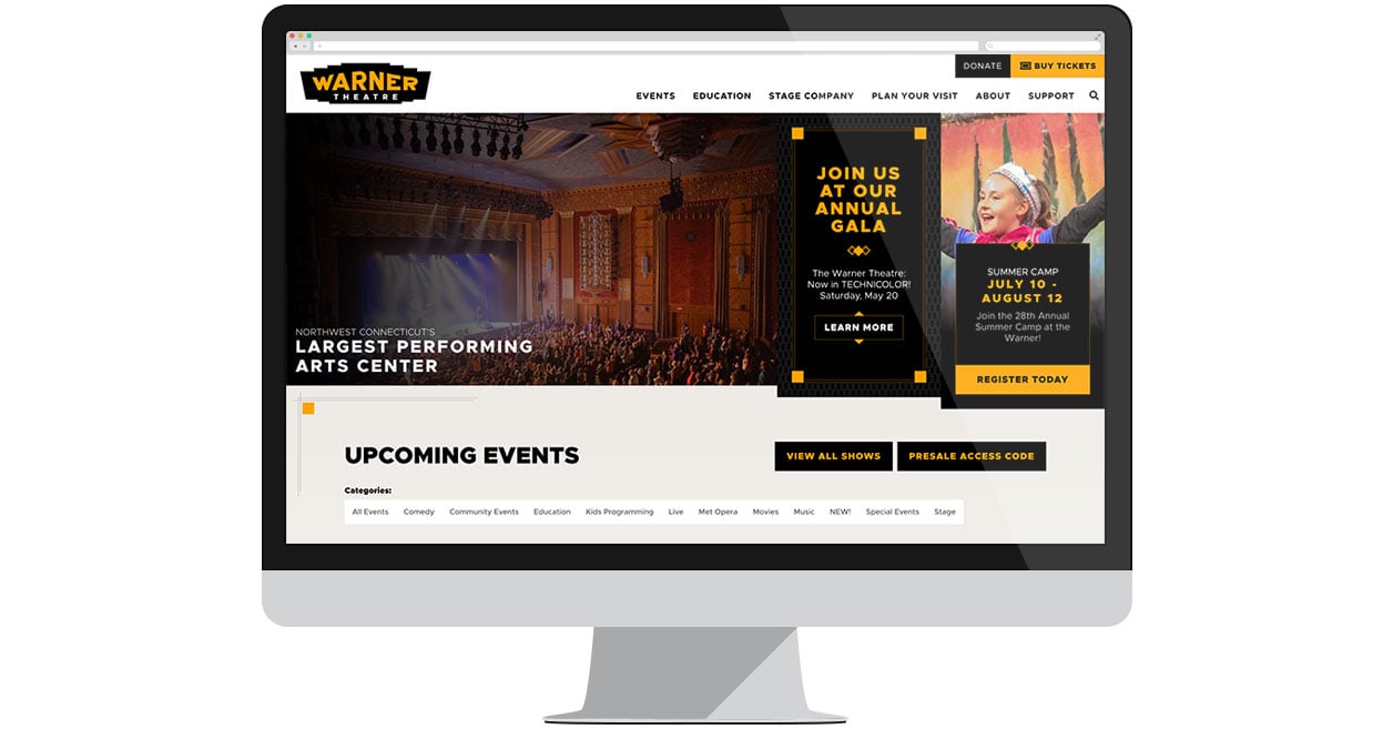 The Warner Theatre Homepage